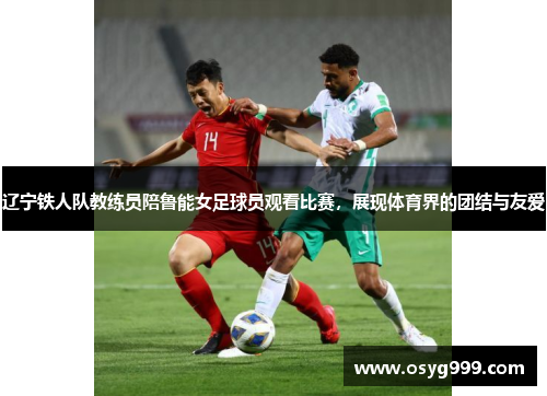 辽宁铁人队教练员陪鲁能女足球员观看比赛，展现体育界的团结与友爱